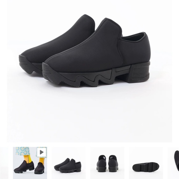 🎁 NIB iRi NYC Wes-I Low Top Sneakers – Black – Size 38.5 (8.5) 👟🖤 - Picture 2 of 9